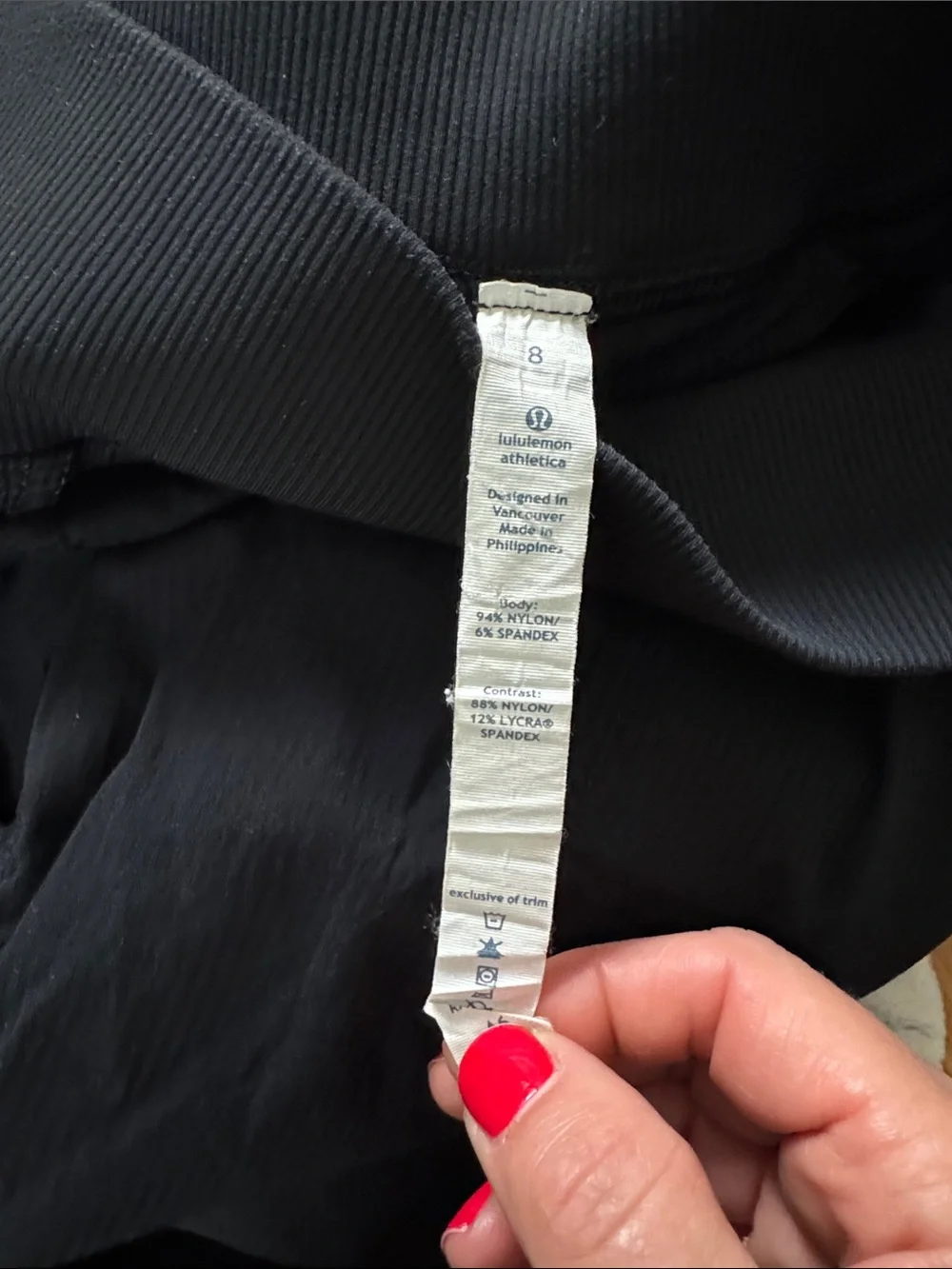 lululemon athletica lightweight black